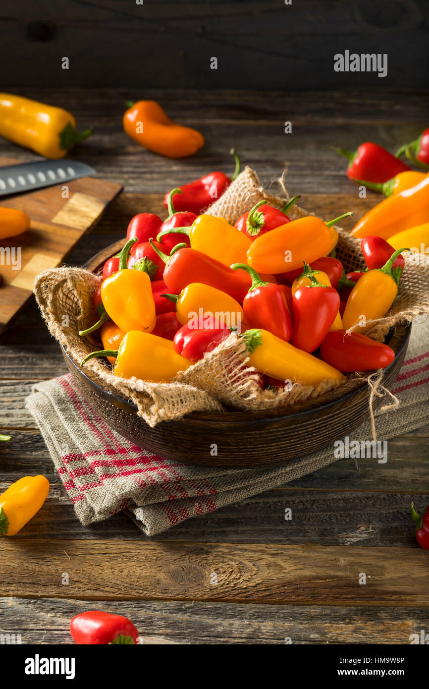 Group of sweet red peppers hi-res stock photography and images - Alamy
