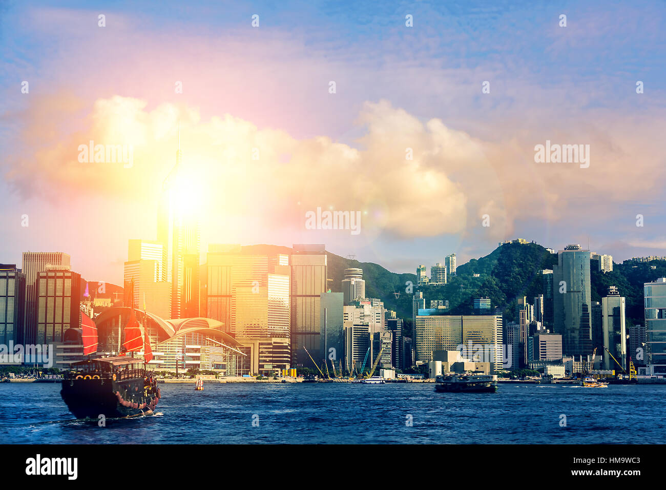 Hong Kong cityscape Stock Photo - Alamy