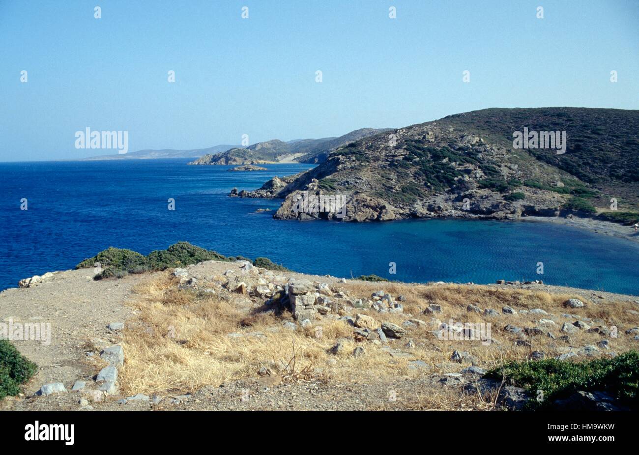 The coast near Palekastro, Crete, Greece. Stock Photo