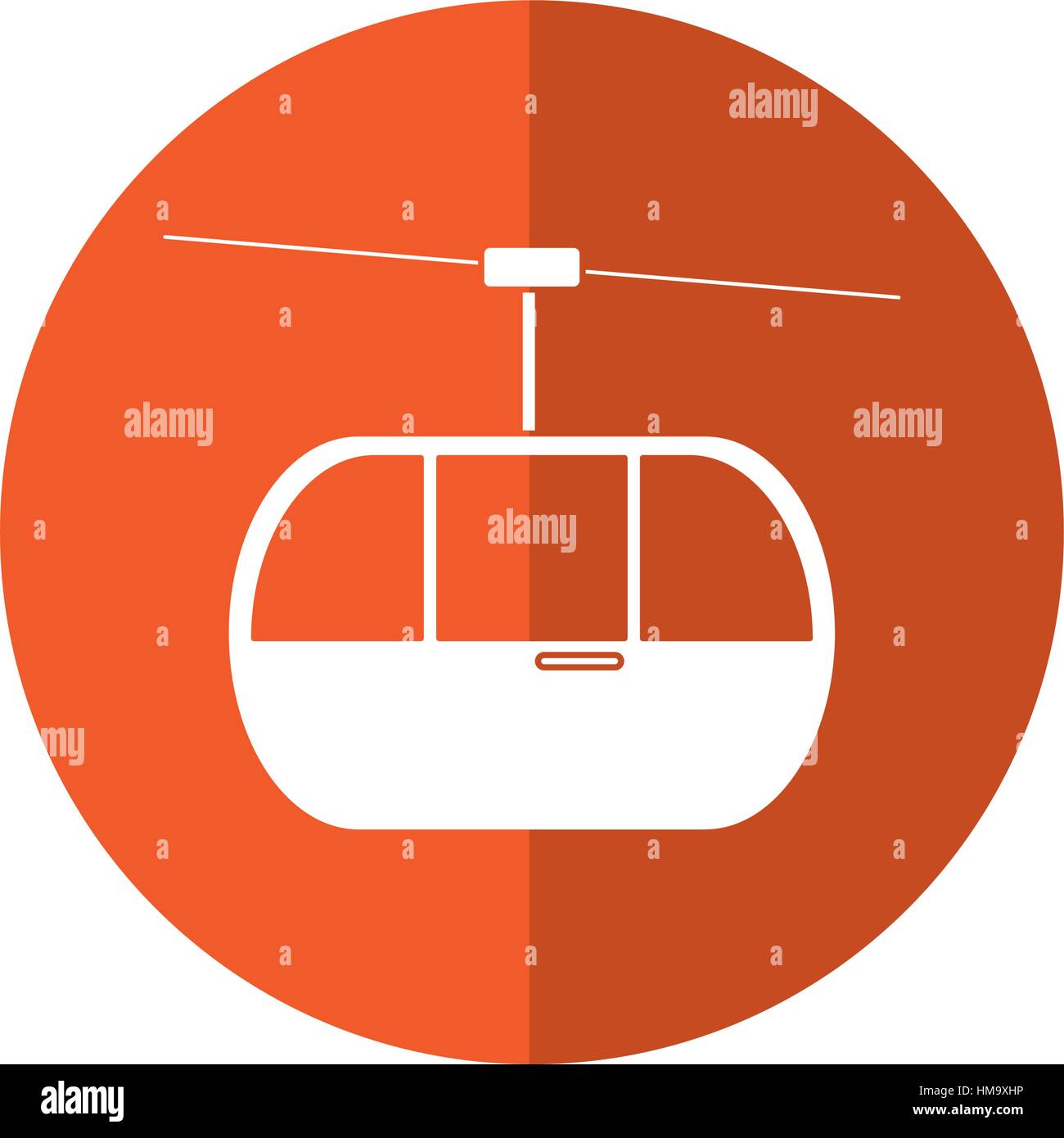sky cable car transport mountain shadow Stock Vector Image & Art Alamy