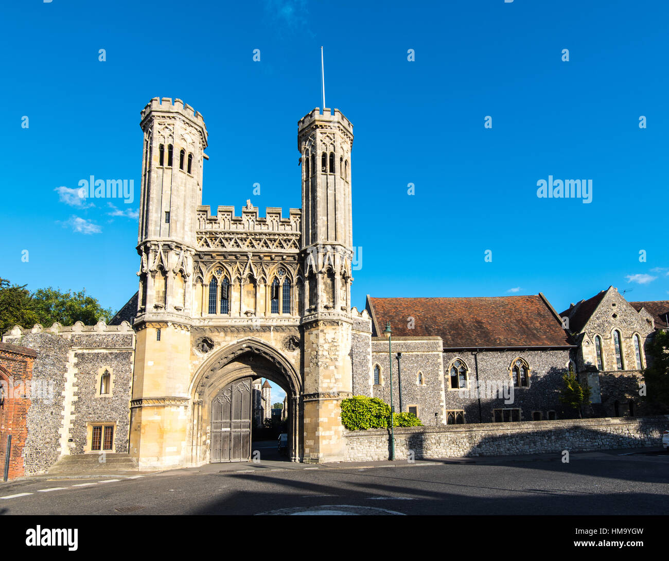 Abbot Fyndon´s Great Gate. Previously an entrance to St Augustine´s