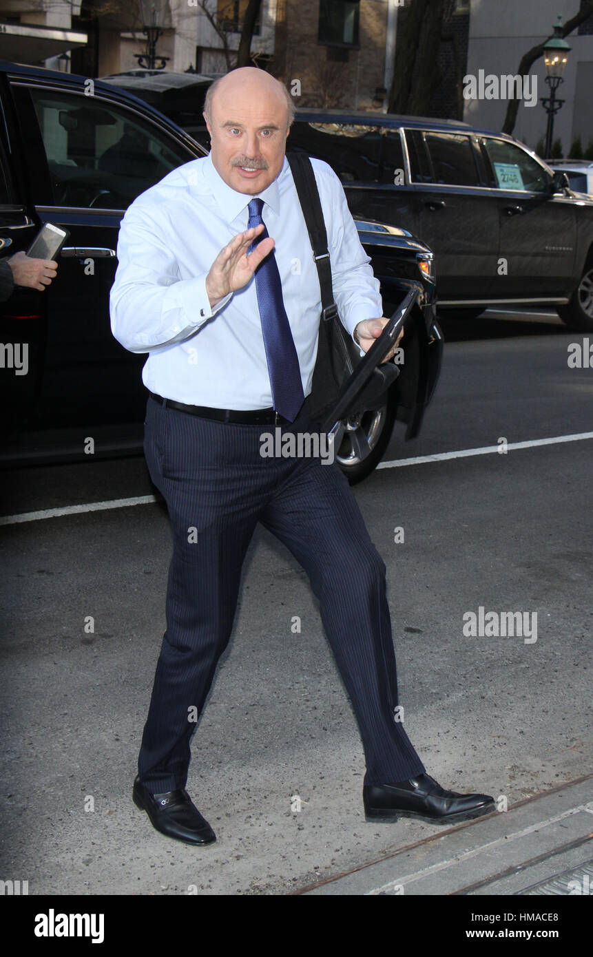 New York, USA. 2nd Feb, 2017. Dr. Phil McGraw at the View in New York