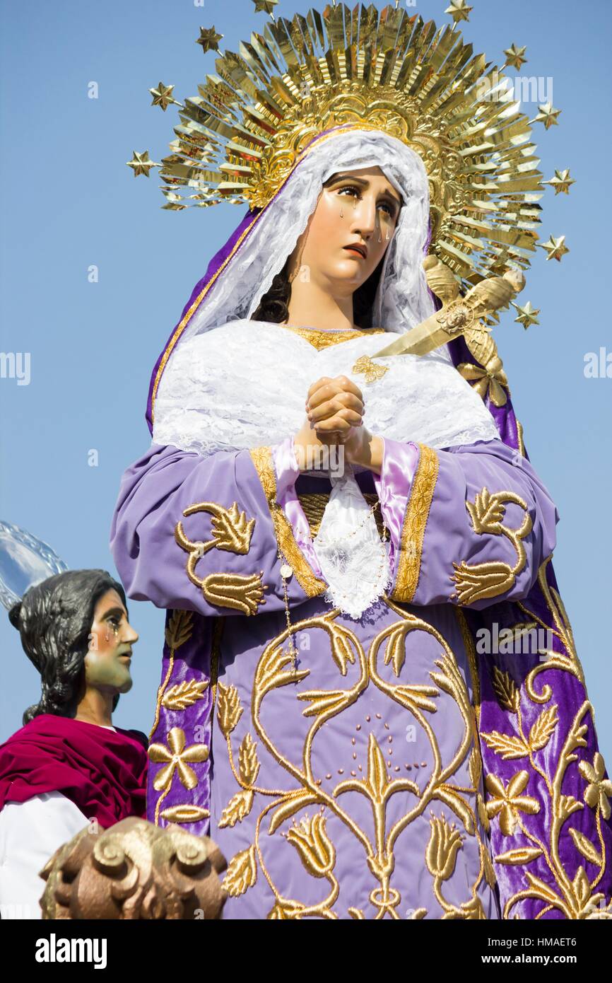 Statue of our lady of sorrows hires stock photography and images Alamy