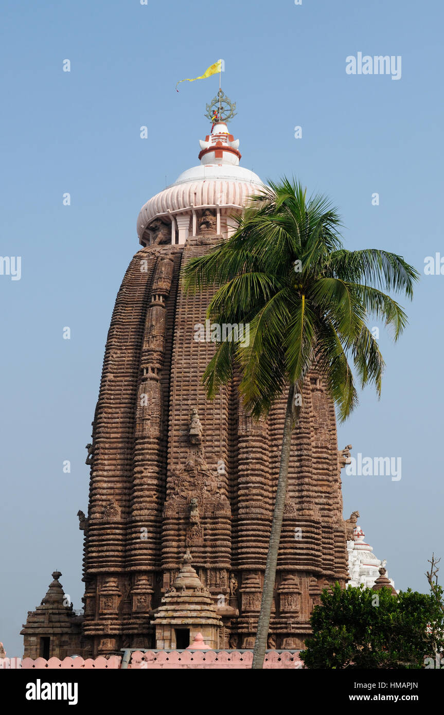 Jagannath Temple in Puri, 12th Century AD, Orissa, India. Stock Photo