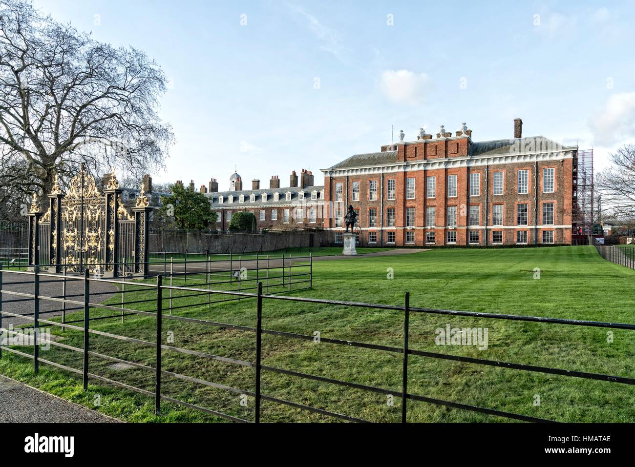 Entrance Kensington Palace London Stock Photos Entrance