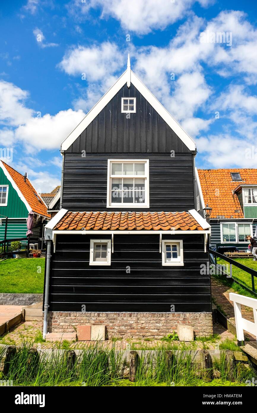 Traditional architecture of Marken, Holland, Europe Stock Photo - Alamy