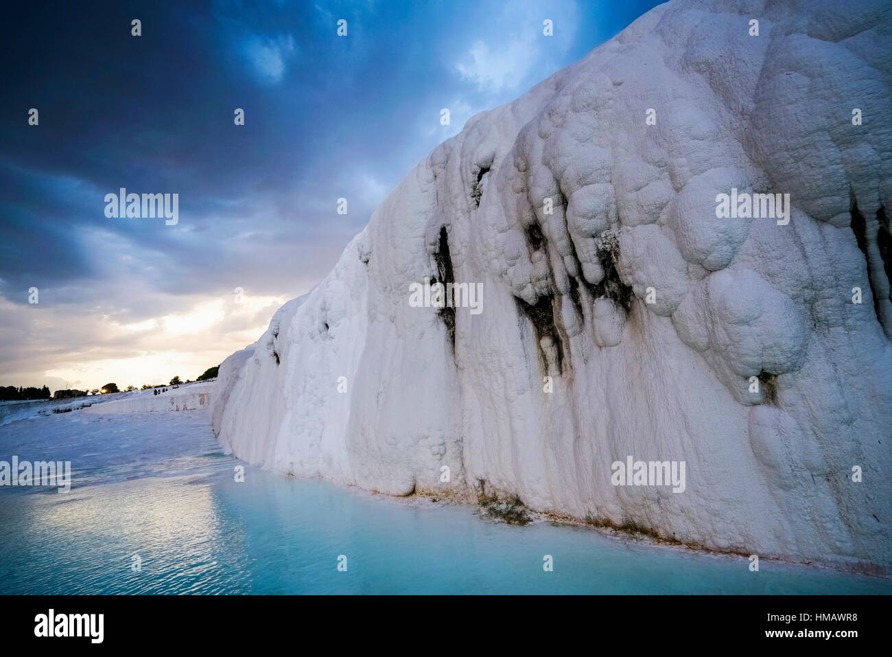 Pamukkale thermal waters. Turkey Stock Photo Alamy