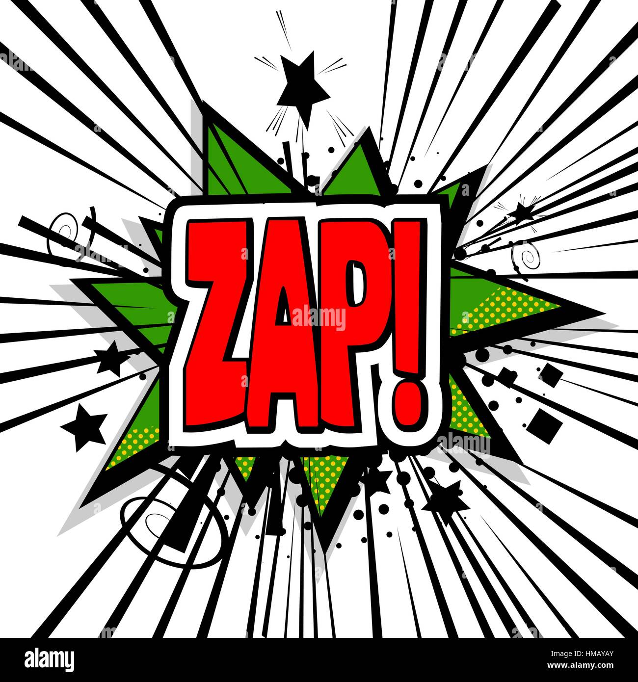 Zap speech Stock Vector Images Alamy