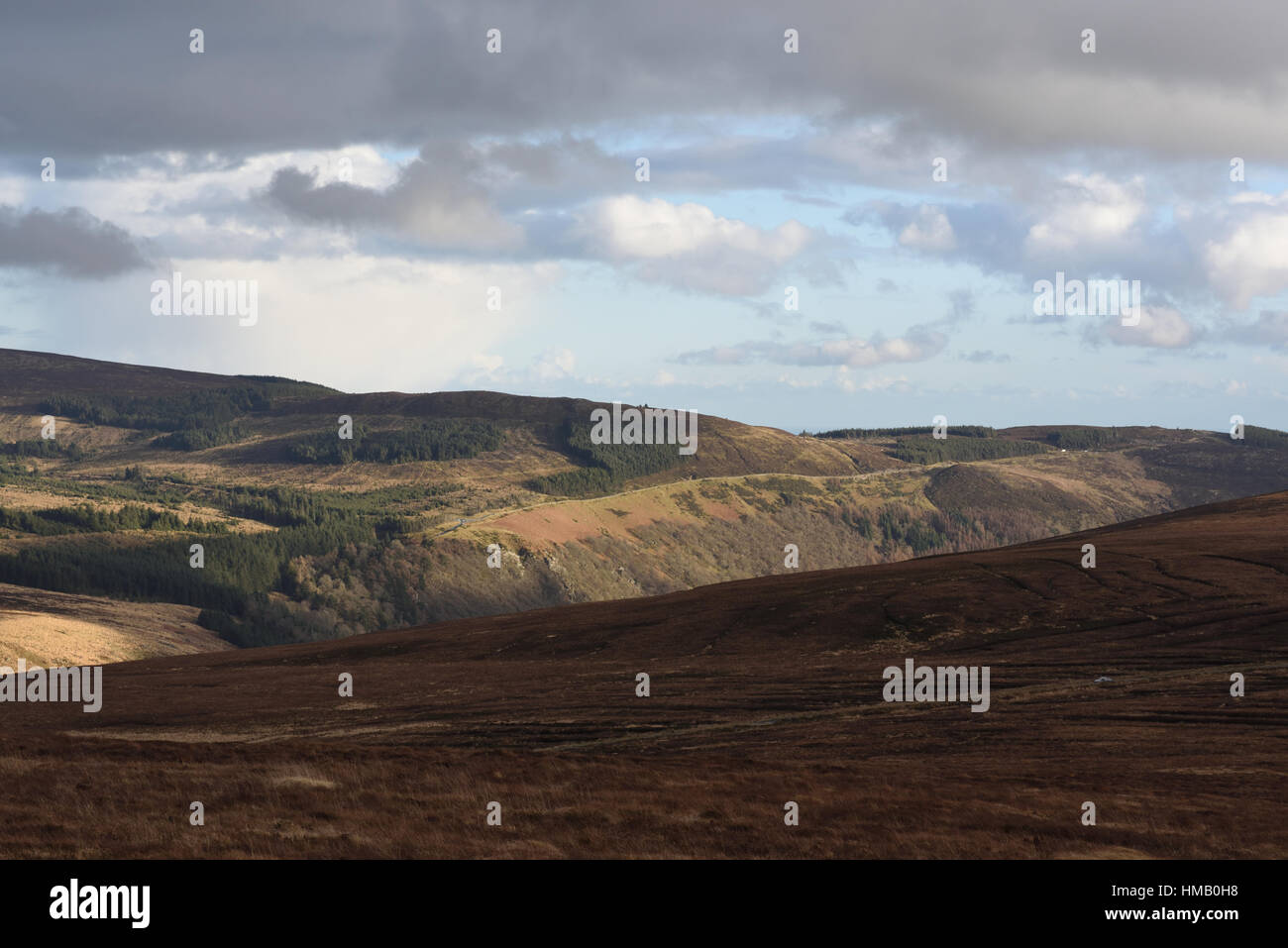 White Hill - Wicklow Mountains - Ireland Stock Photo