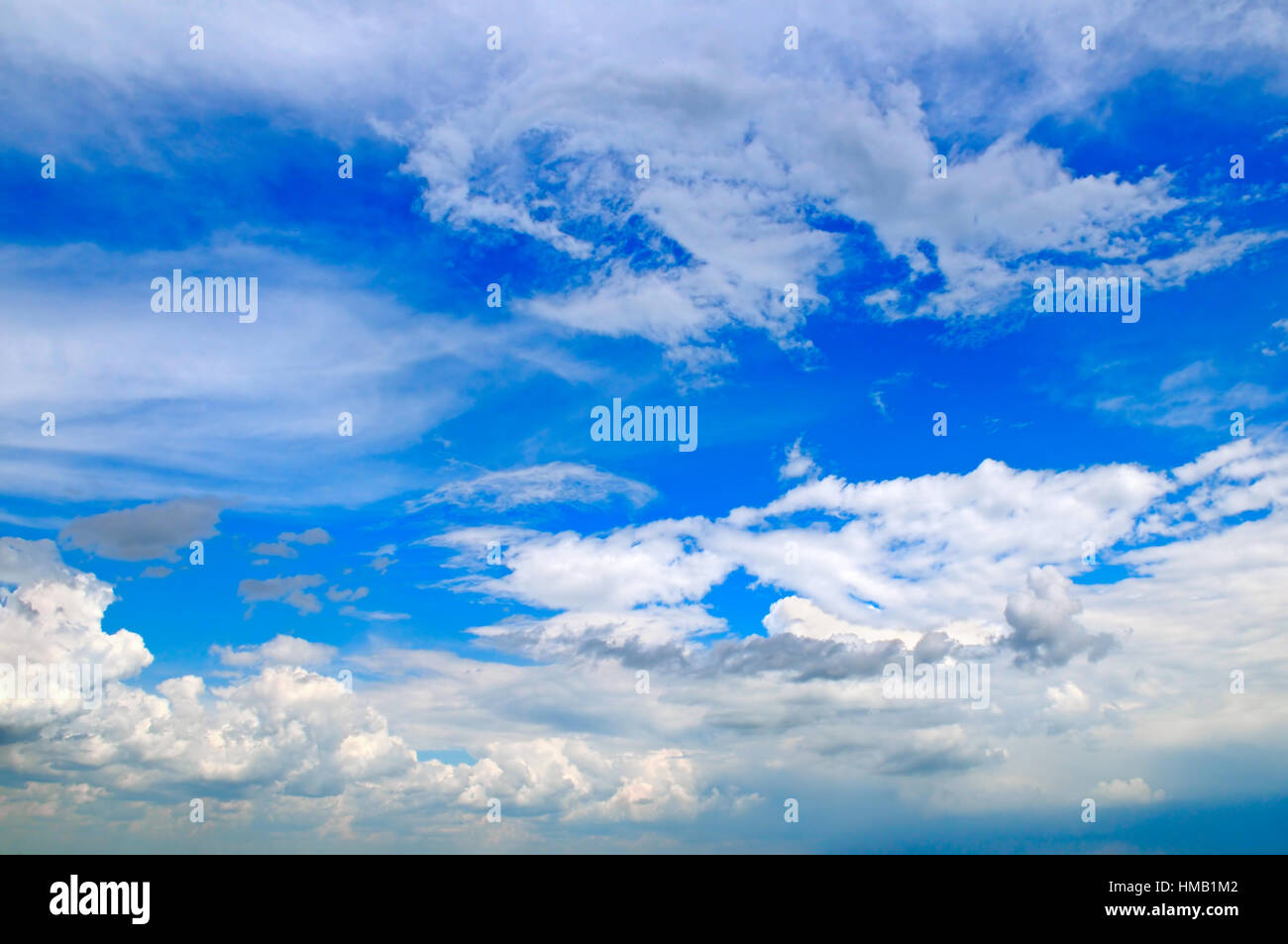 beautiful clouds in blue sky Stock Photo - Alamy