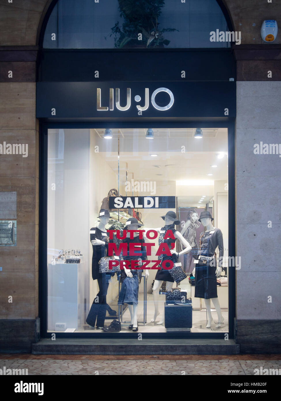 Liu Jo clothing store Stock Photo