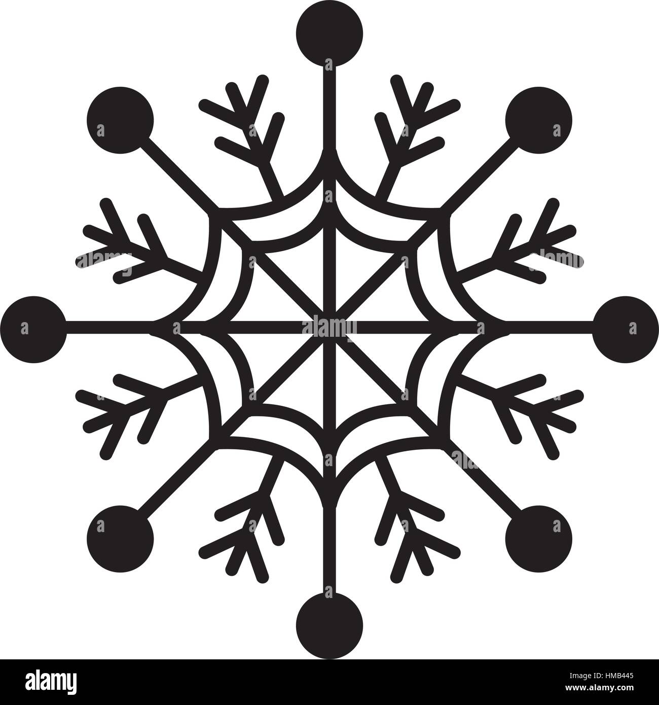 Snowflake winter symbol icon vector illustration graphic design Stock ...