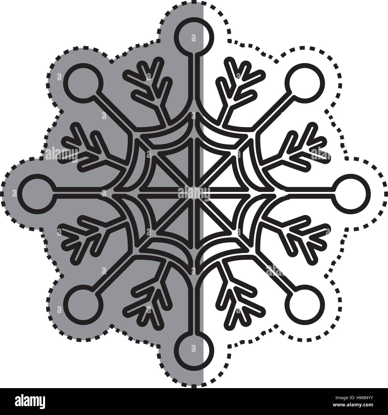 Snowflake winter symbol icon vector illustration graphic design Stock ...