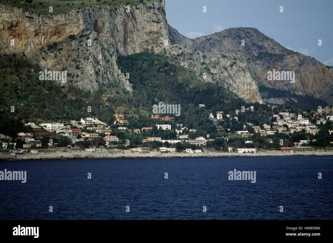 The coast near Punta Raisi, Palermo, Sicily, Italy. Stock Photo