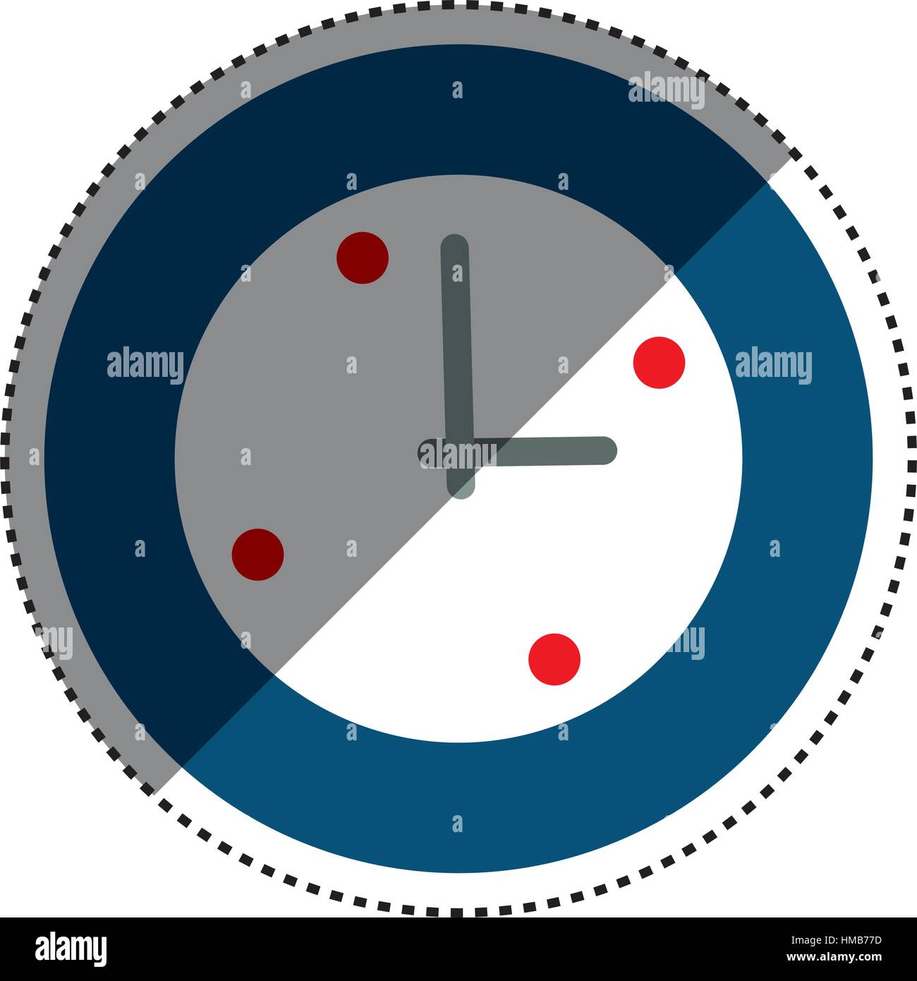Time clock isolated icon vector illustration graphic design Stock ...