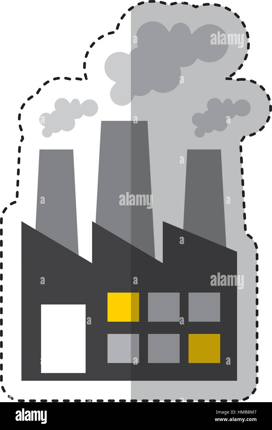 factory plant industrial building vector illustration design Stock ...