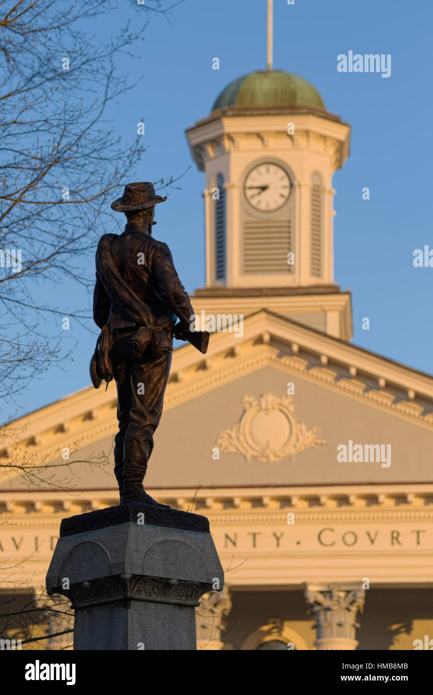 Civil War Common Confederate Soldier Statue, Lexington, NC Dedicated