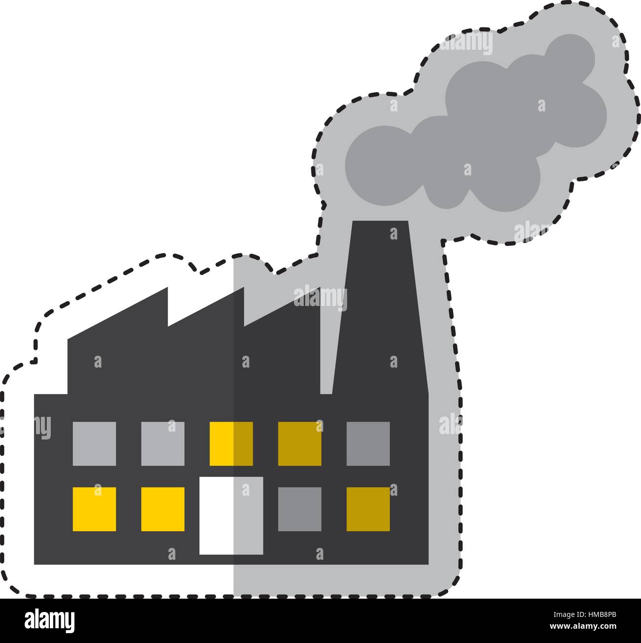 factory plant industrial building vector illustration design Stock ...