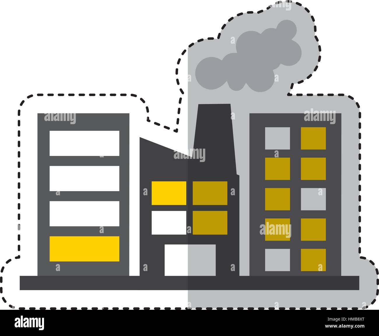 factory plant industrial building vector illustration design Stock ...