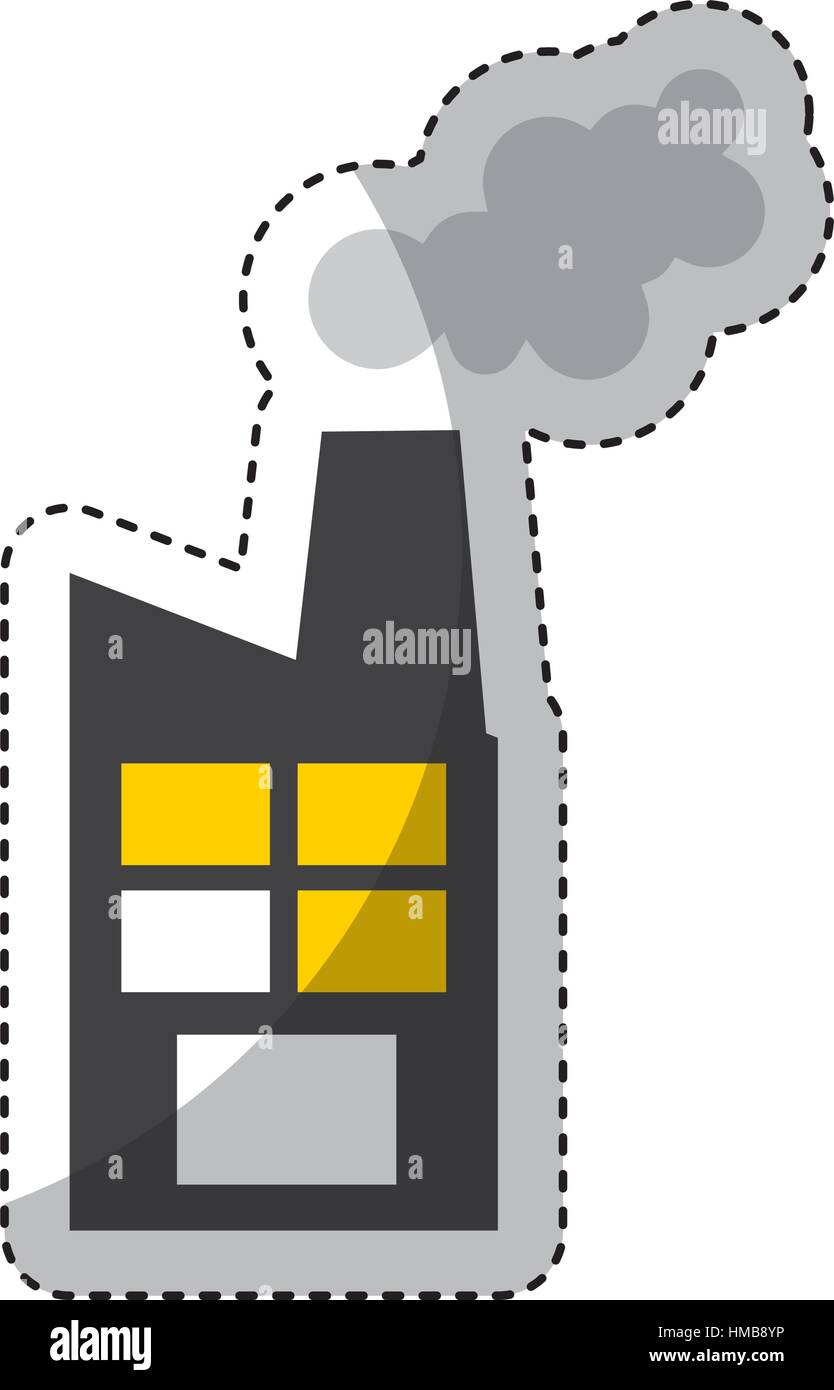 factory plant industrial building vector illustration design Stock ...