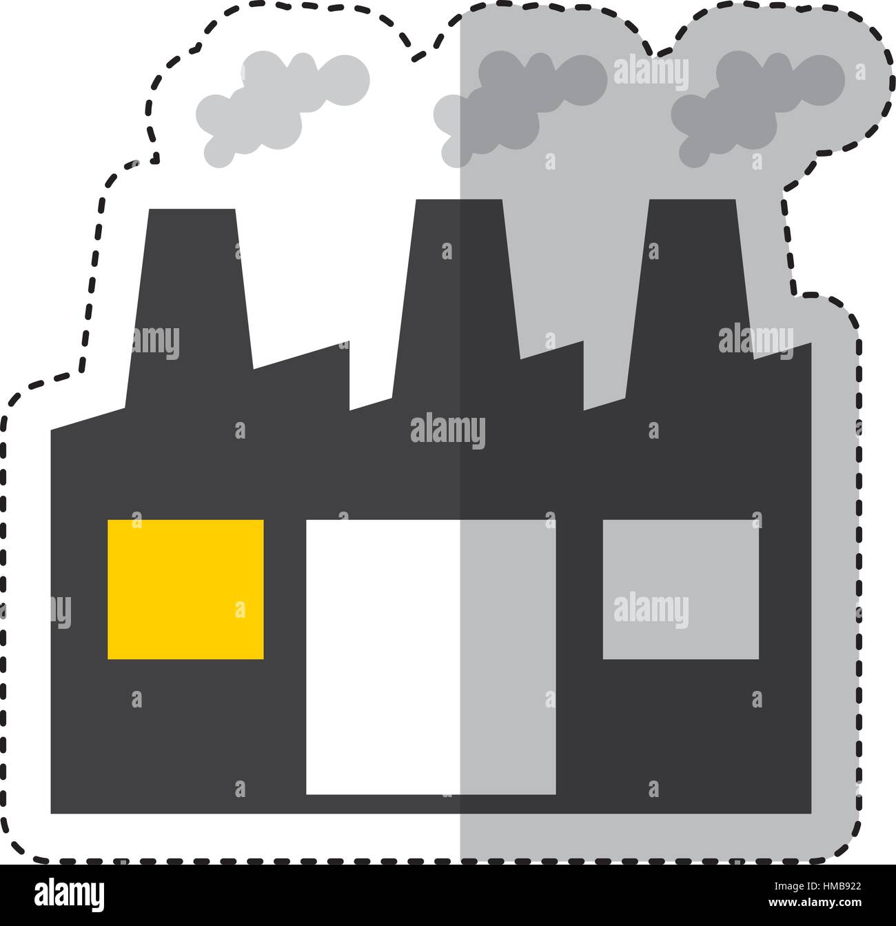 factory plant industrial building vector illustration design Stock ...