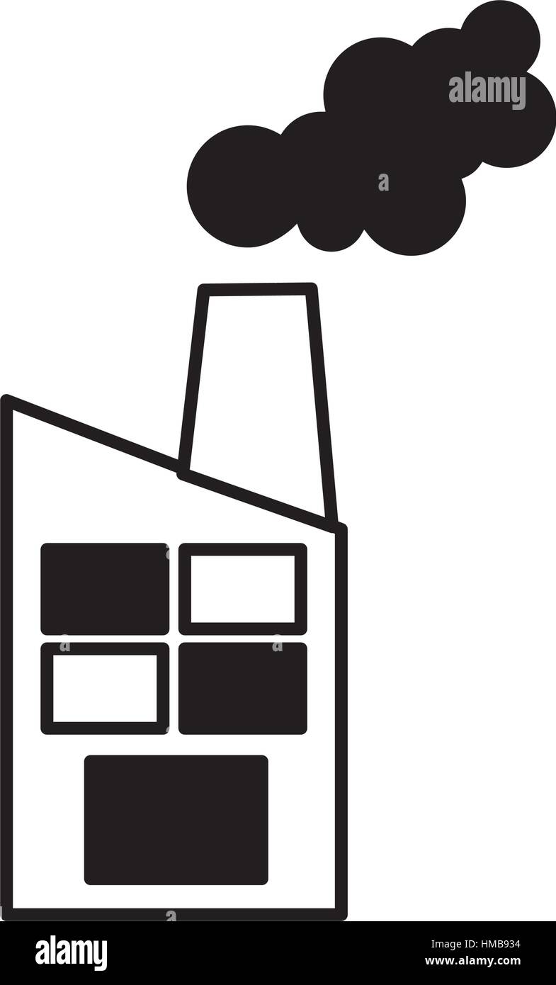 factory plant industrial building vector illustration design Stock ...