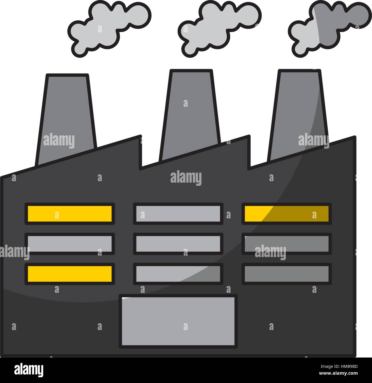 factory plant industrial building vector illustration design Stock ...
