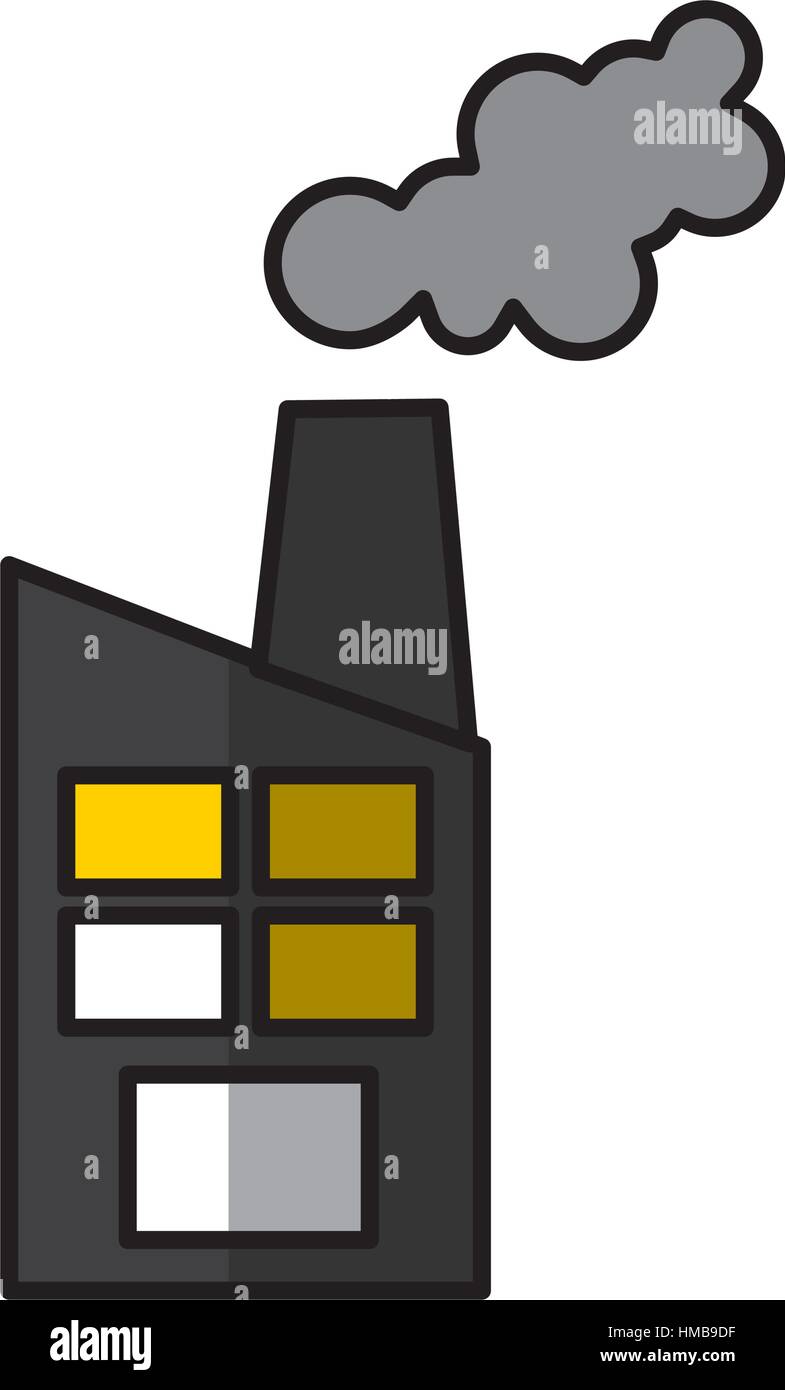 factory plant industrial building vector illustration design Stock ...