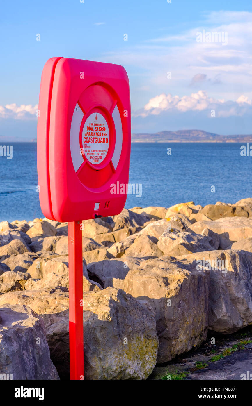 Warning signs Morecambe Bay Stock Photo Alamy