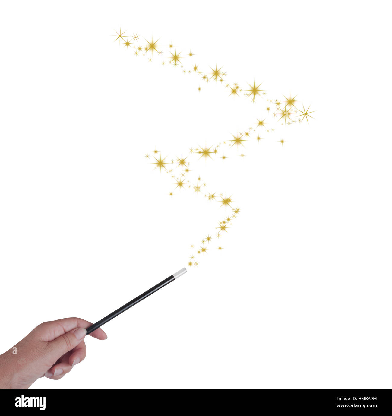 gold magic wand