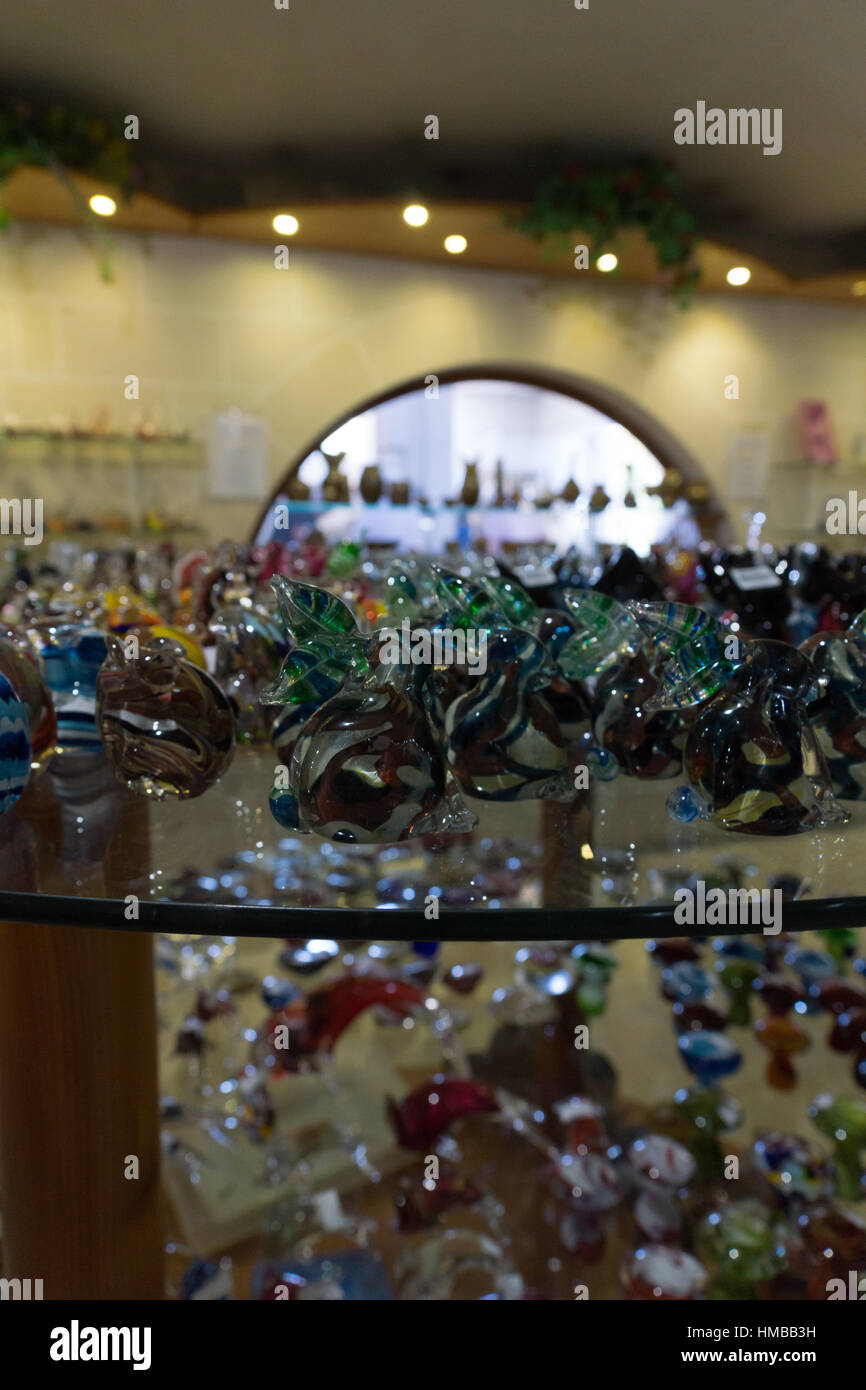 glass factory in Malta Stock Photo Alamy