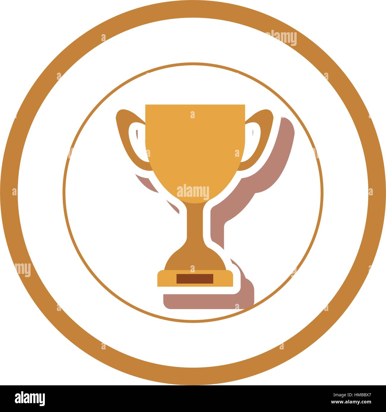 Cup trophy championship icon vector illustration graphic design Stock ...