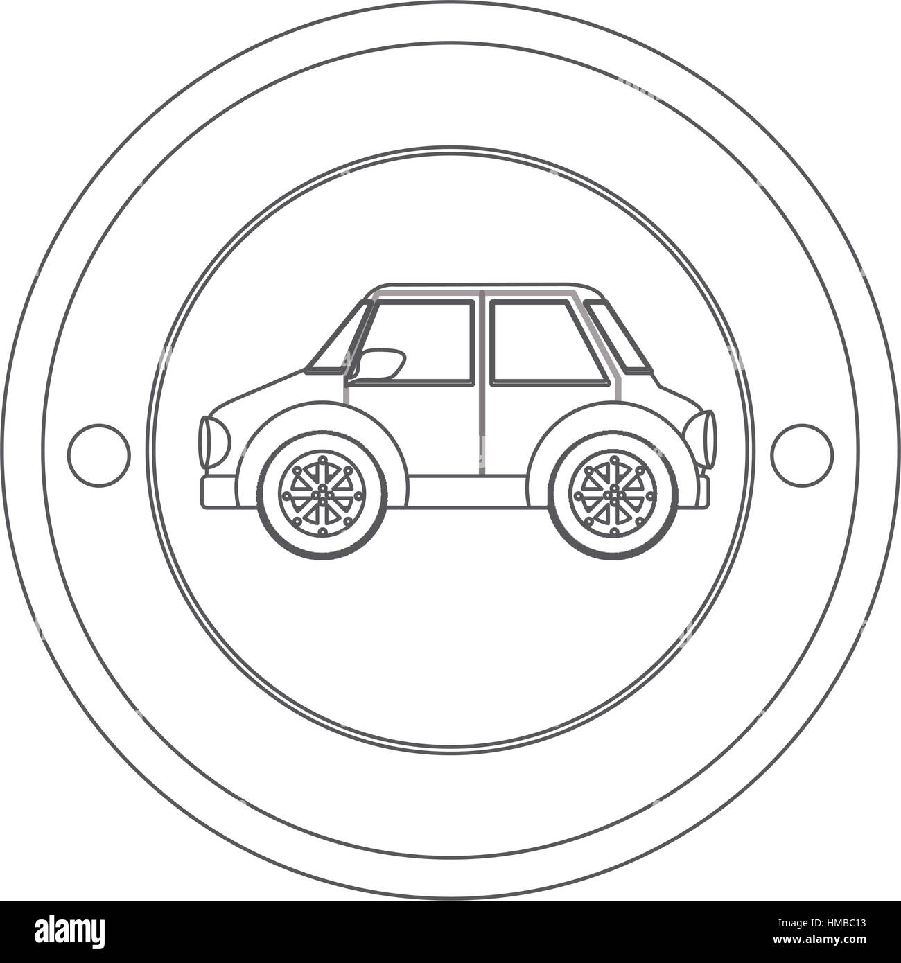 Isolated car vehicle icon vector illustration graphic design Stock ...