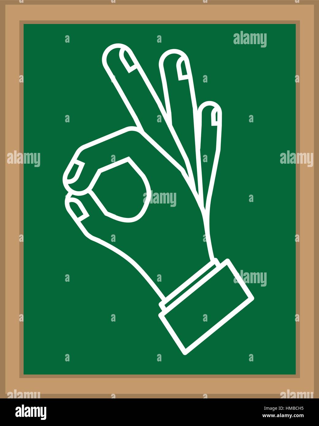 Human hands doing a symbol icon vector illustration graphic design ...
