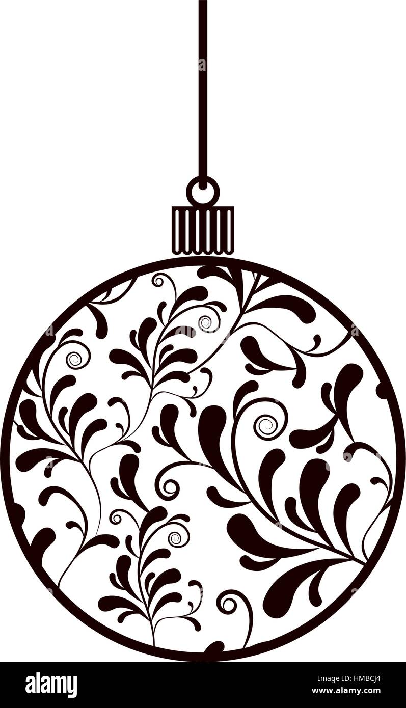 Decorative christmas ball icon vector illustration graphic design Stock ...