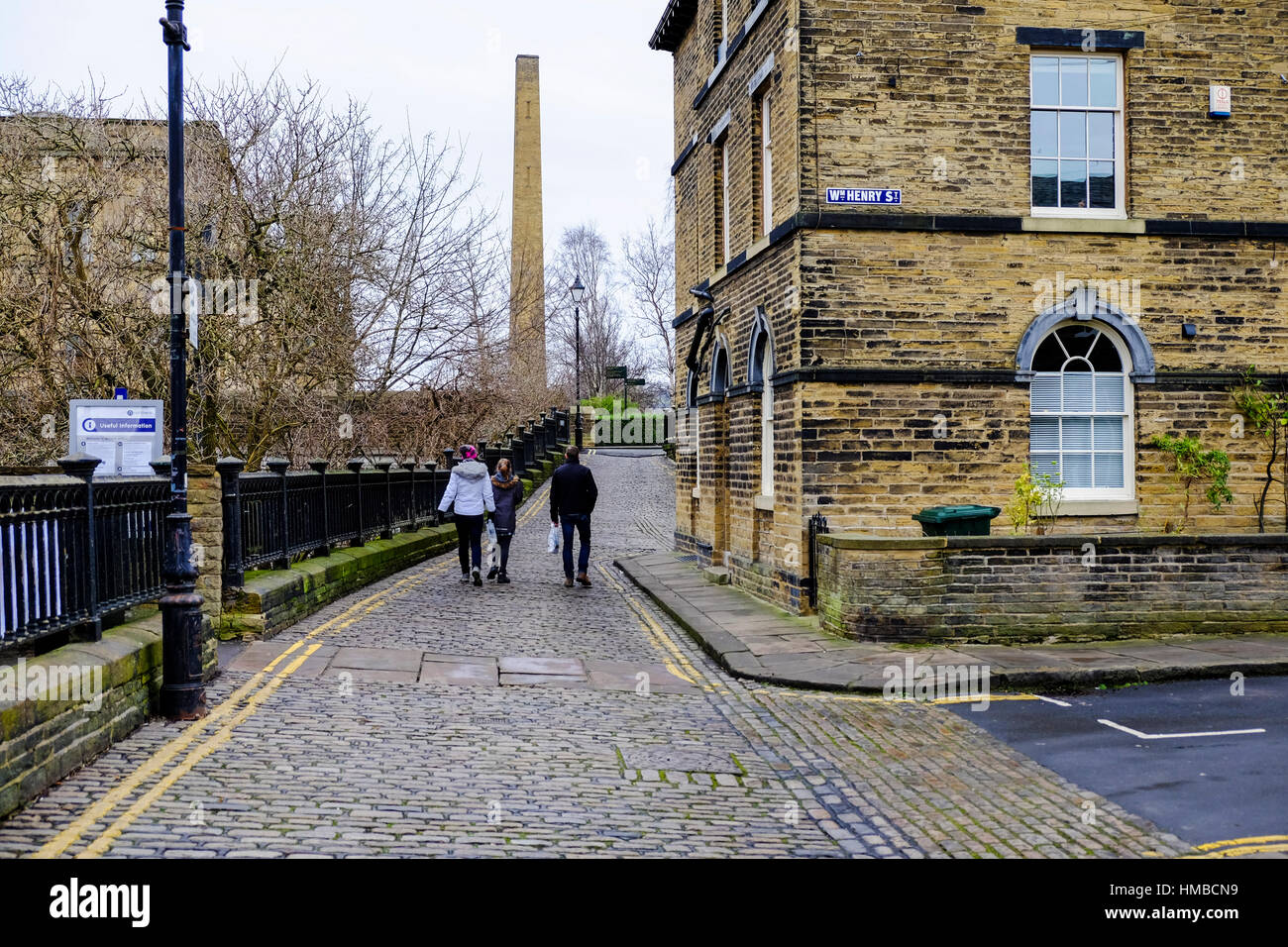 Saltaire in Bradford , a Village built by Sir Titus Salt for his