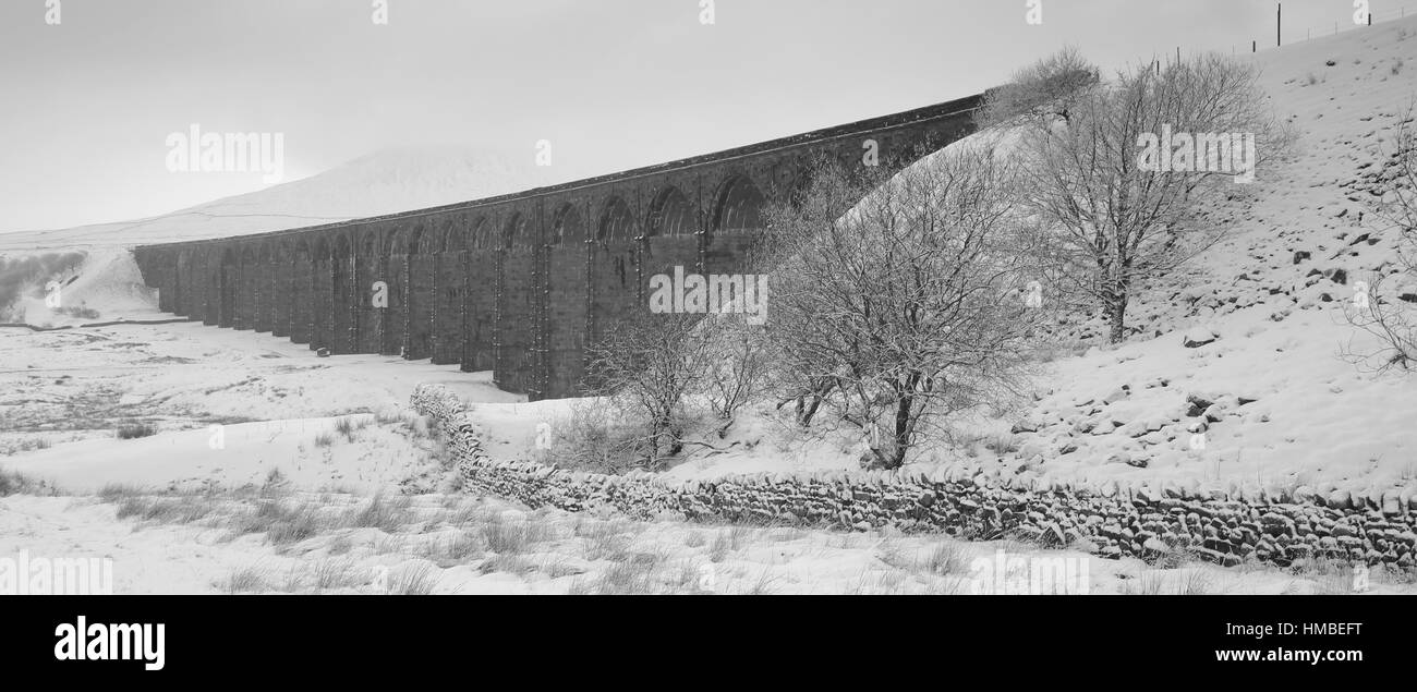 Ribblehead Viaduct, Yorkshire Stock Photo