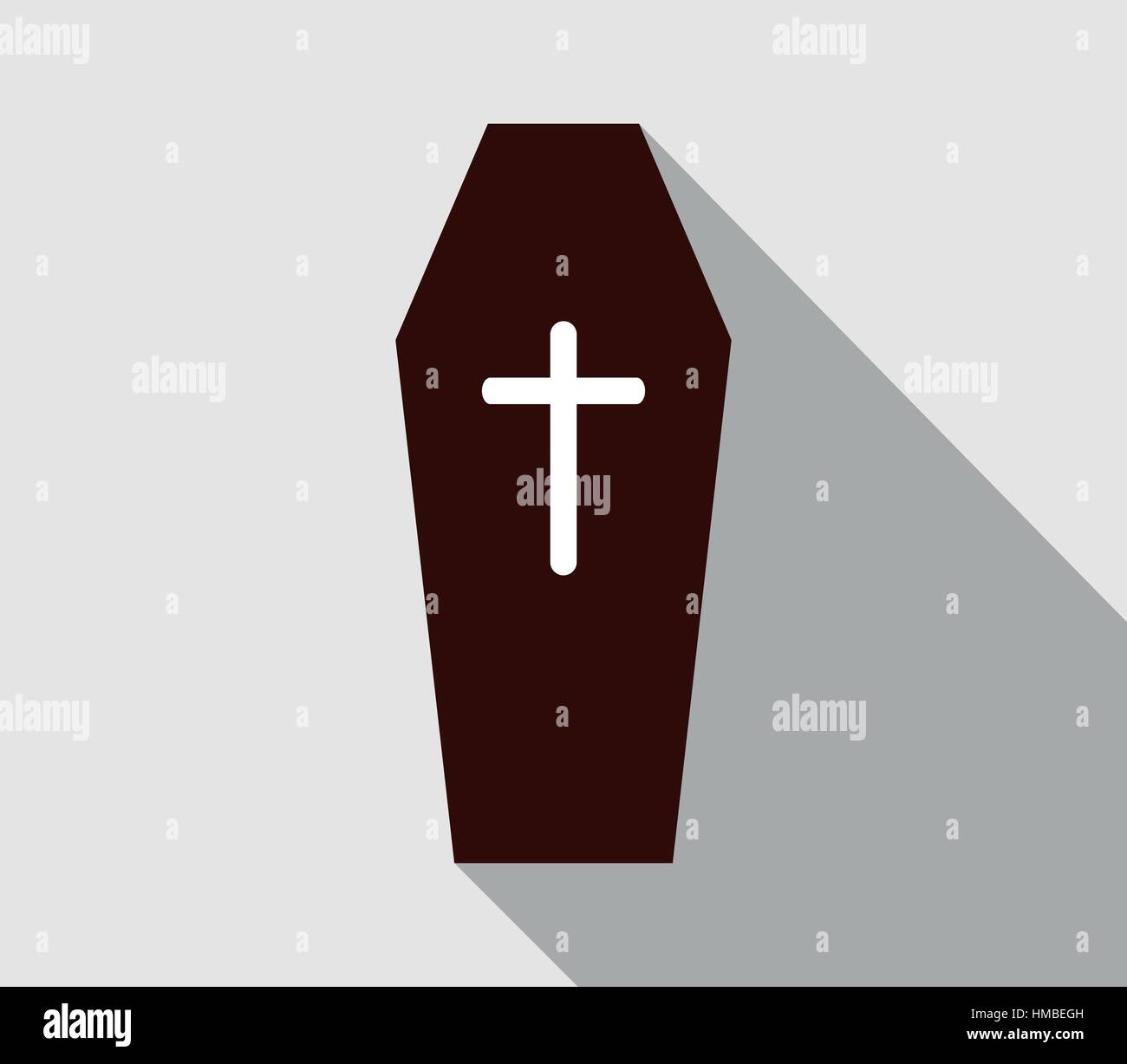 Dead coffin icon Stock Vector Image & Art - Alamy