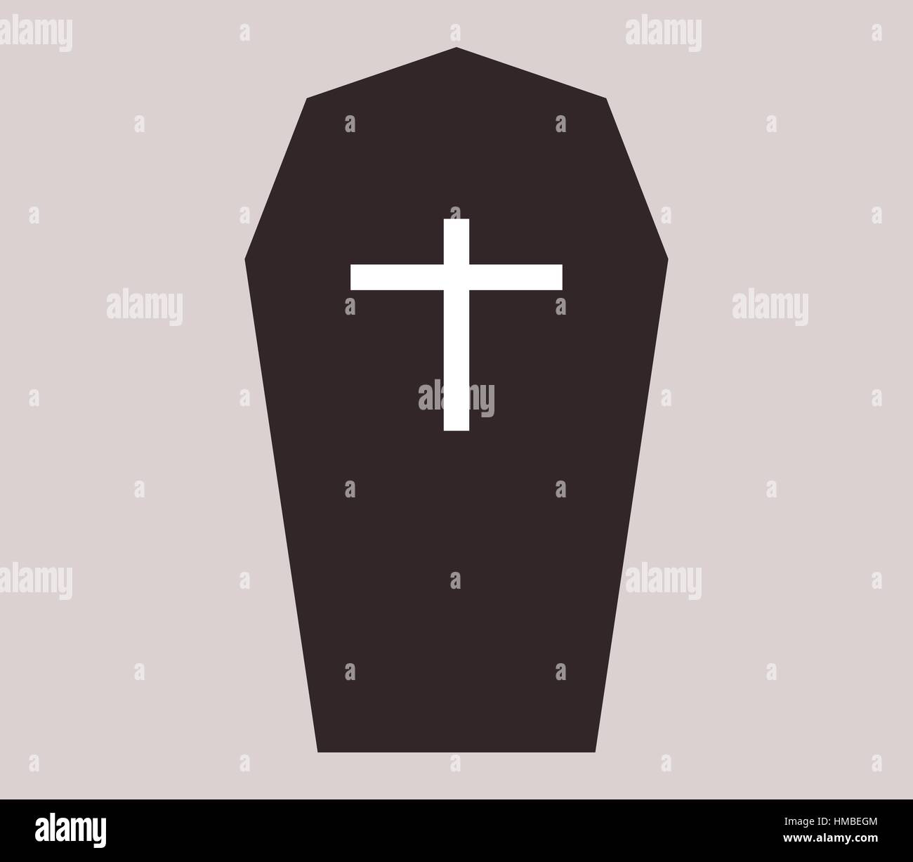 Dead coffin icon Stock Vector Image & Art - Alamy