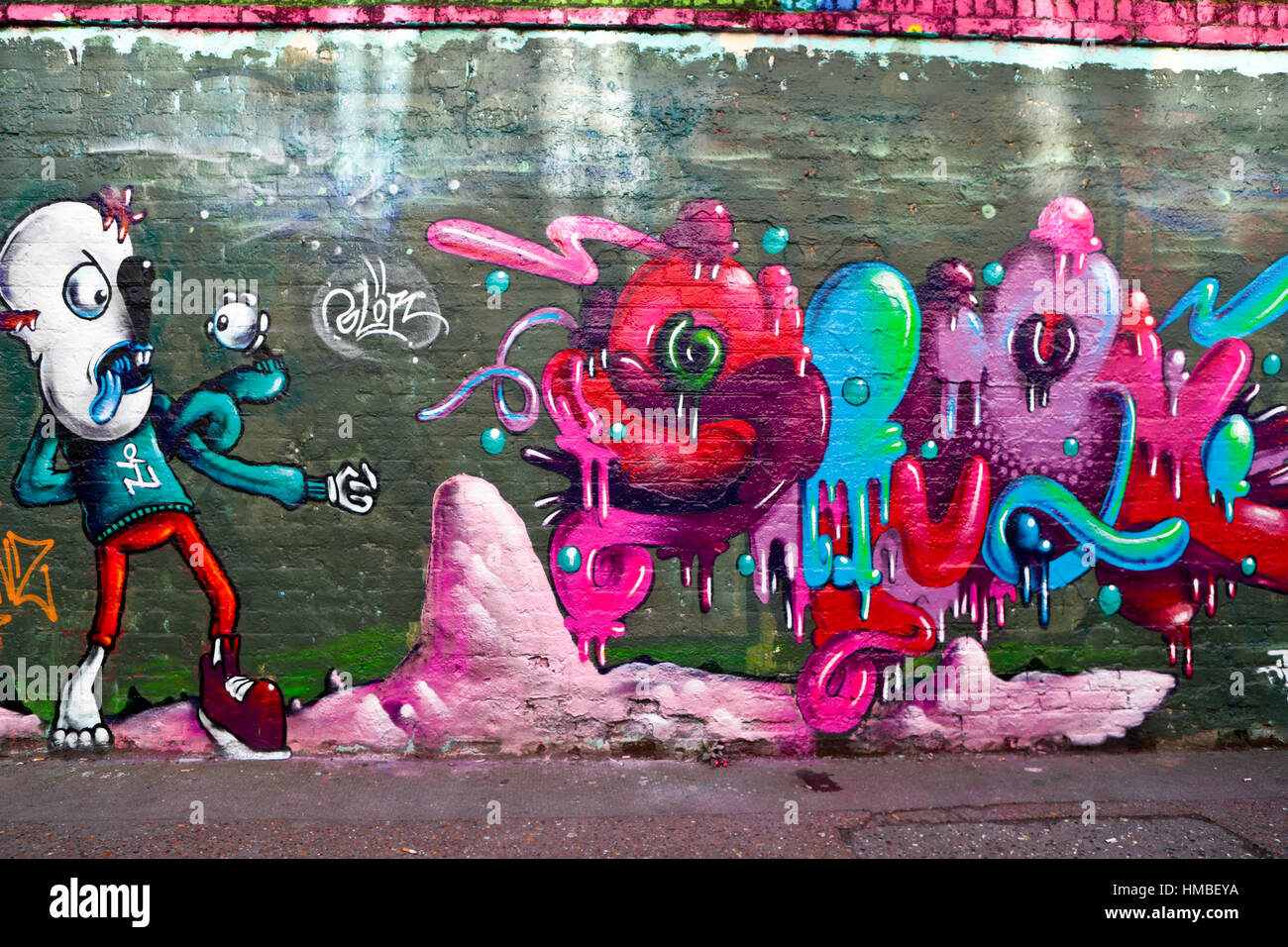 Brick Lane,street art,London,Uk Stock Photo Alamy