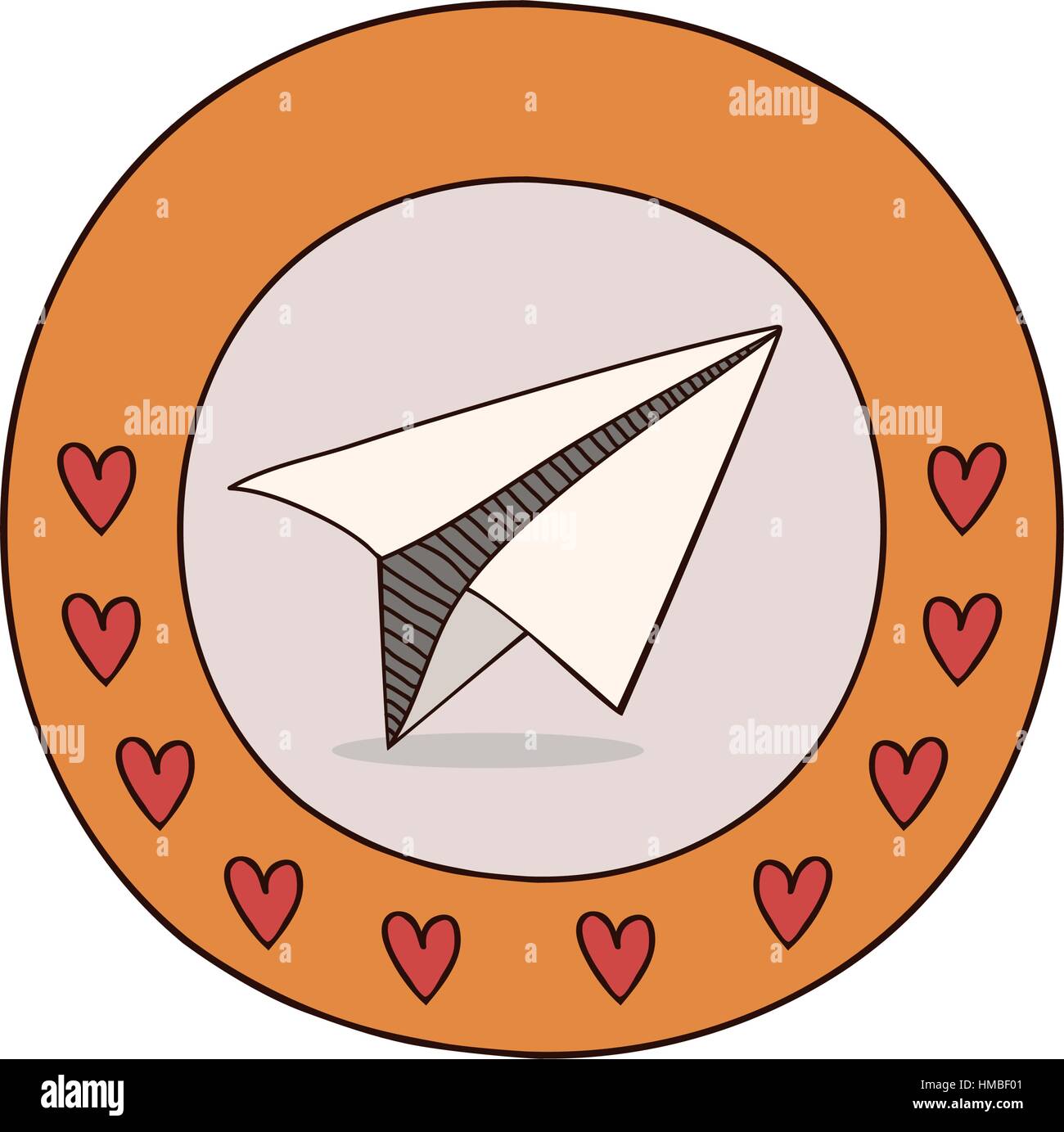 Paper plane origami vector illustration graphic design Stock Vector Image & Art Alamy