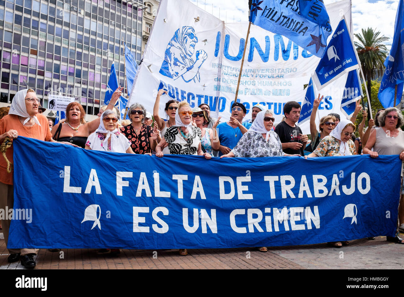 Argentina, Buenos Aires (2016): Association of the Mothers of the Plaza de Mayo (Madres de Plaza de Mayo) Stock Photo