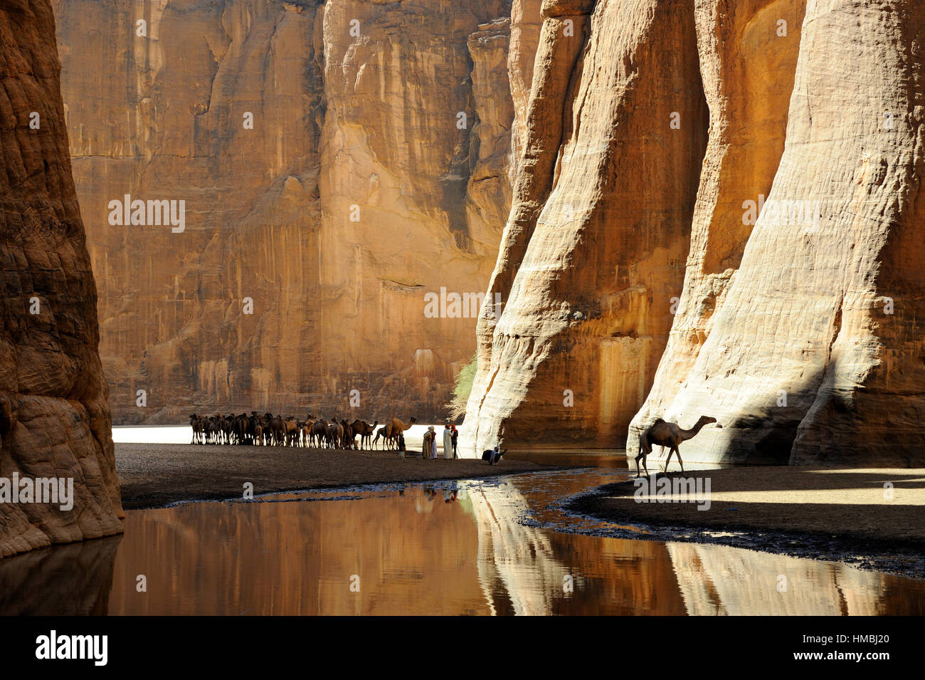 Chad: the Ennedi Plateau Stock Photo