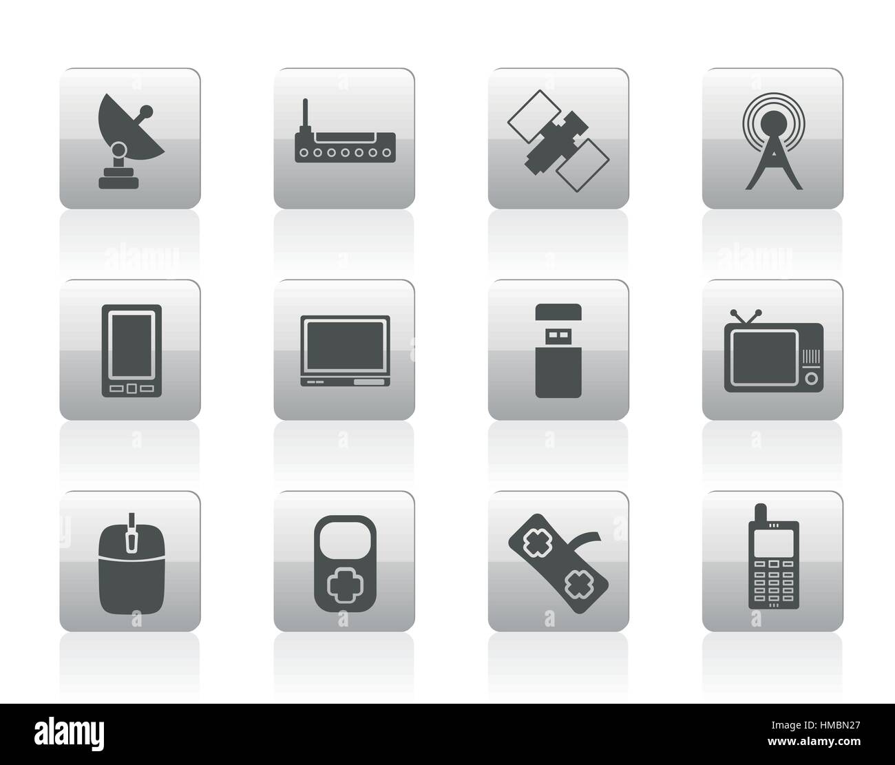Microwave communications dish Stock Vector Images - Alamy