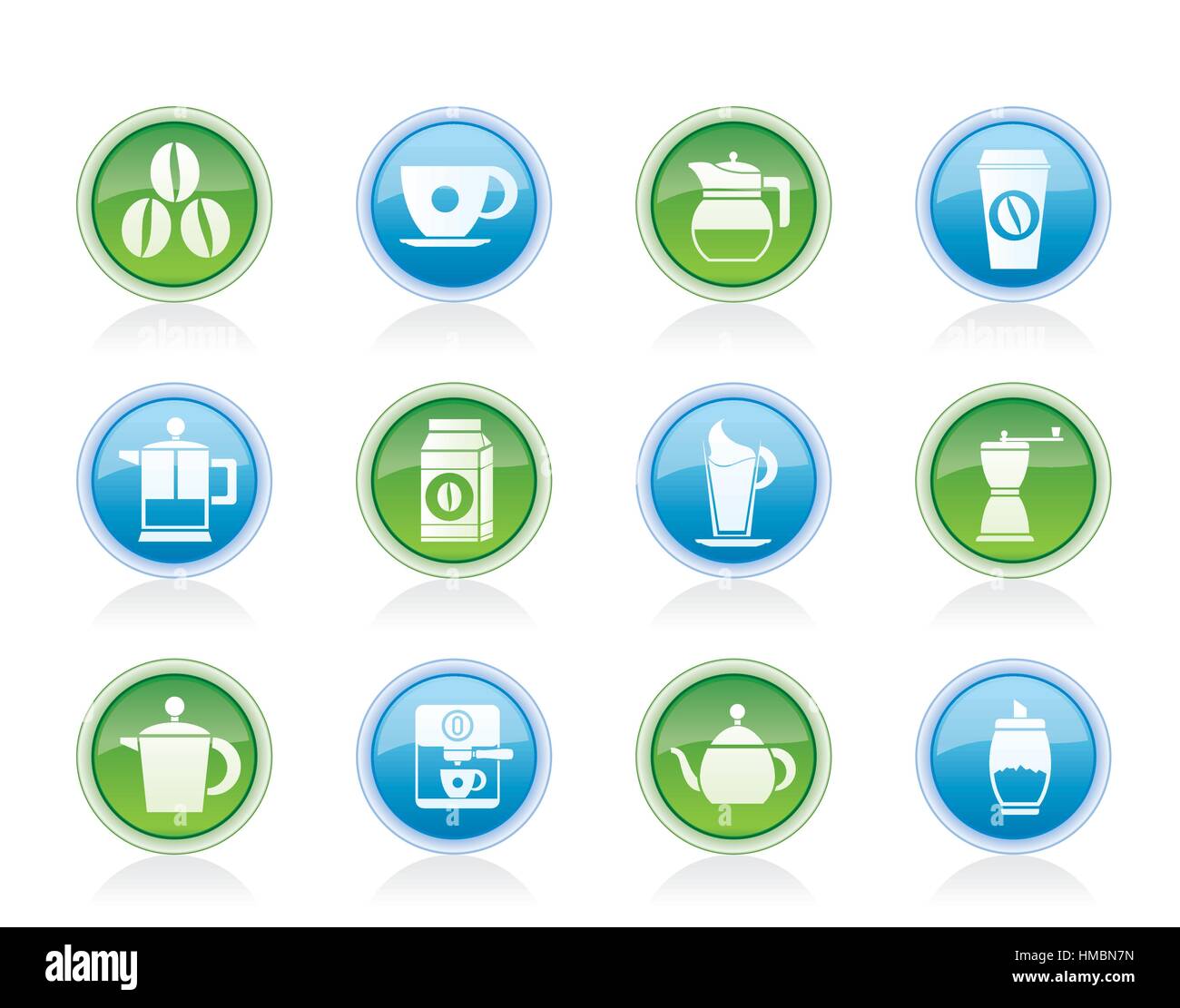 coffee industry signs and icons Stock Vector Image & Art - Alamy