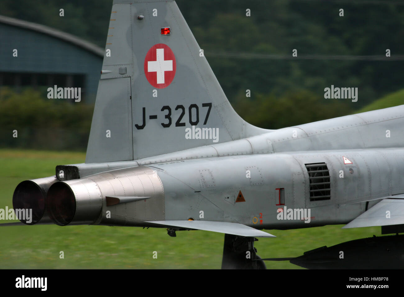 Swiss Air Force Northrop F5 freedom fighter Stock Photo