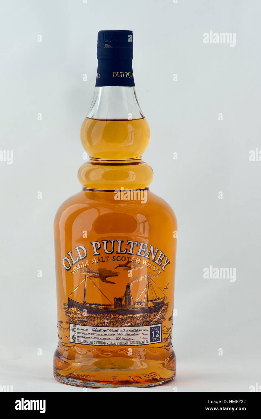 Kiev, Ukraine August 27, 2011 Old Pulteney Single Malt Scotch Whisky