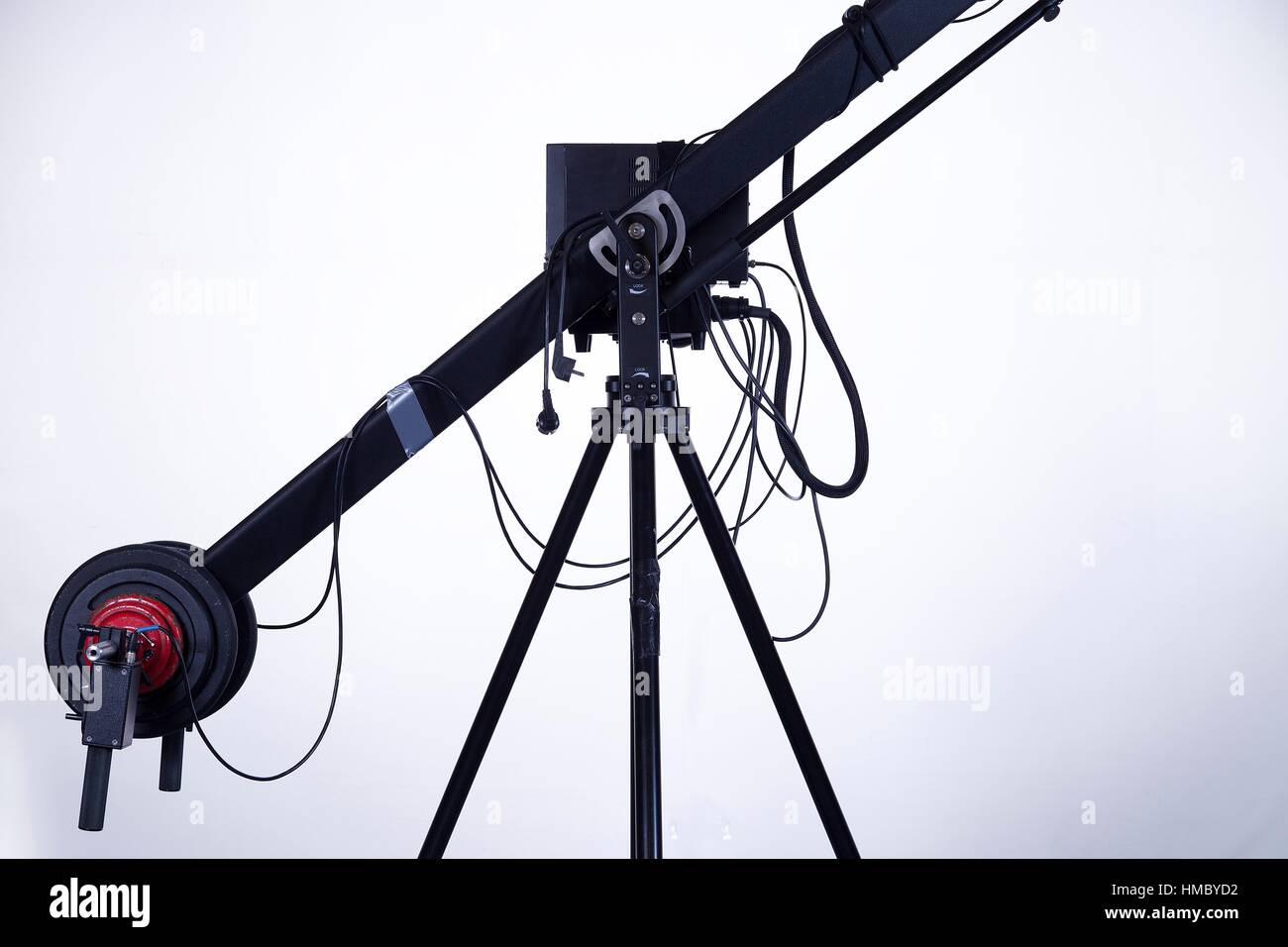 video camera crane Stock Photo Alamy