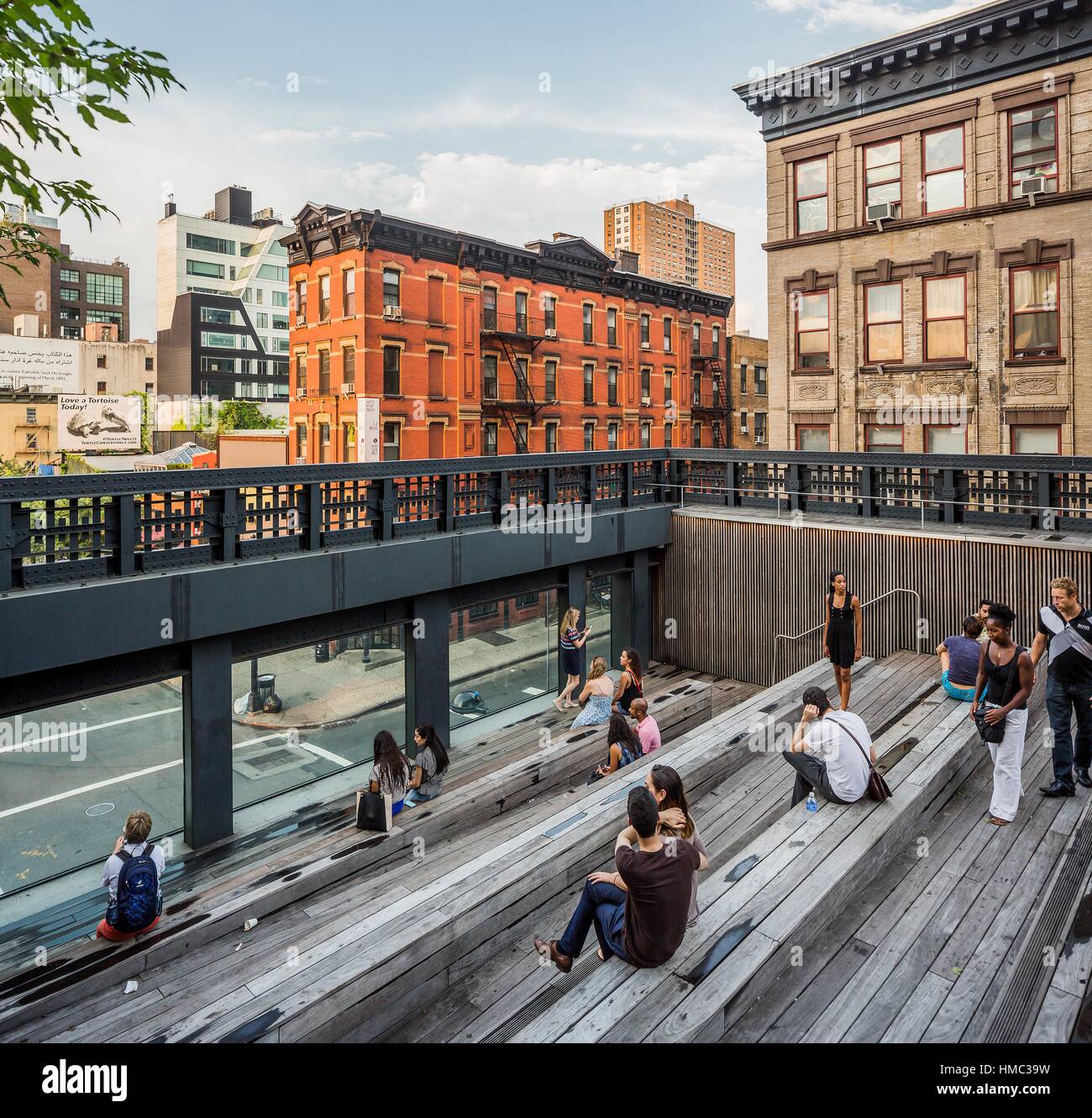 USA, New York, New York City. Manhattan, Meatpacking District, High