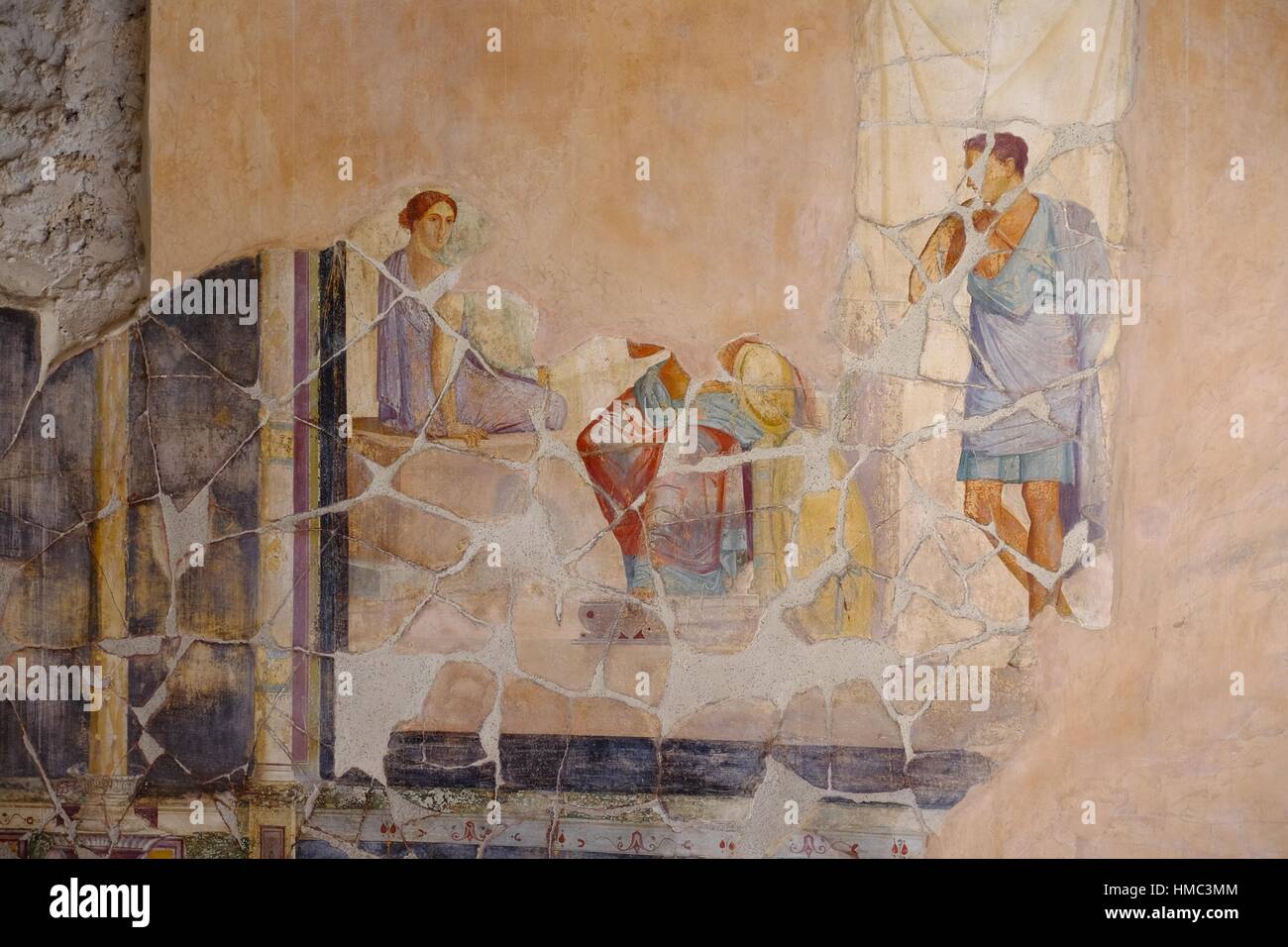 House of the Golden Cupids, Casa degli Amorini Dorati, Pompeii the ancient Roman town near
